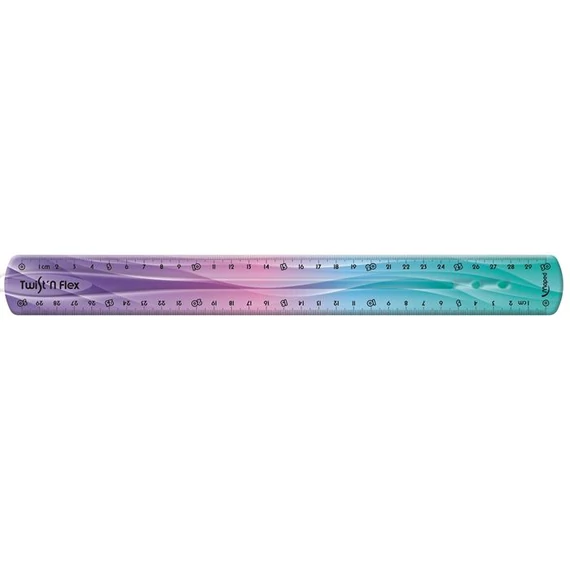 Vonalzó, műanyag, 30 cm, MAPED 