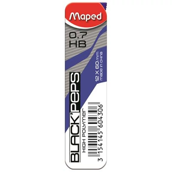 Grafitbél, 0,7mm, HB, 12 szálas, MAPED 