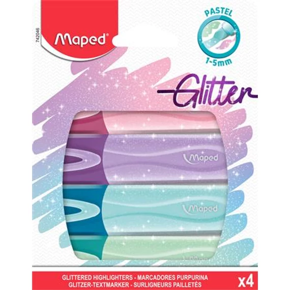 Szövegkiemelő készlet, 1-5 mm, MAPED 