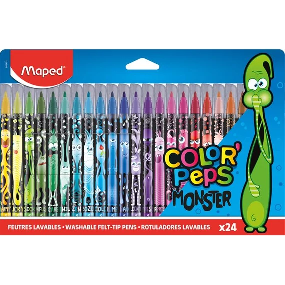 Filctoll készlet, 2,8 mm, kimosható, MAPED 