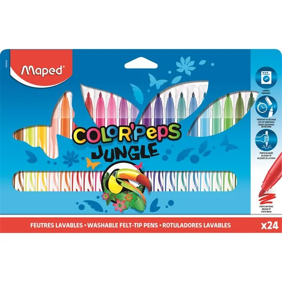 Filctoll készlet, 2,8 mm, kimosható, MAPED 