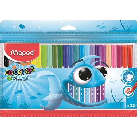 Filctoll készlet, 2 mm, kimosható, MAPED 