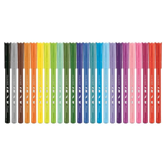 Filctoll készlet, 2 mm, kimosható, MAPED 