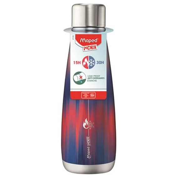 Termosz, duplafalú, 500 ml, rozsdamentes acél, MAPED PICNIK 