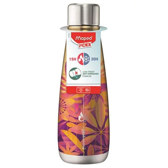 Termosz, duplafalú, 500 ml, rozsdamentes acél, MAPED PICNIK 