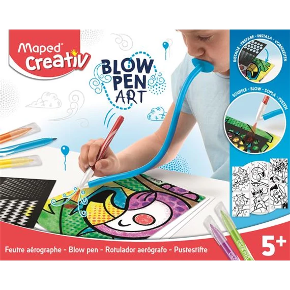 Fújós filctoll készlet, MAPED CREATIV, 