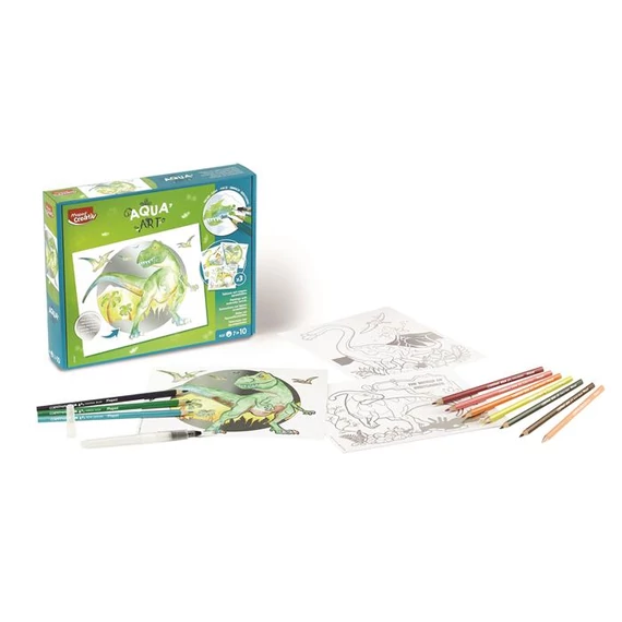 Akvarell festőkészlet, dinoszaurusz, MAPED CREATIV 