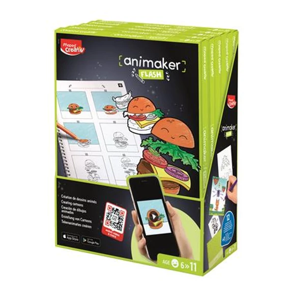 Animációkészítő készlet applikációval, MAPED CREATIV 