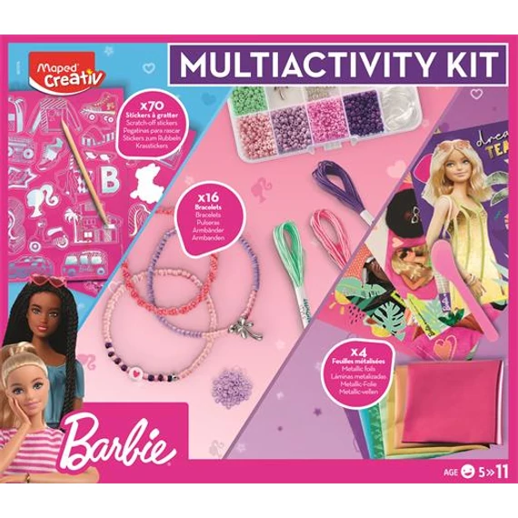 Kreatív Barbie készlet, 3 az egyben, MAPED CREATIV 