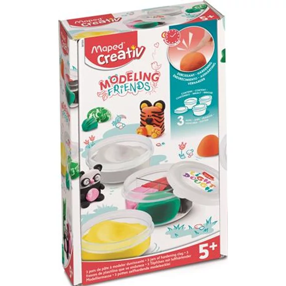 Utántöltő modellező gyurma készlet, levegőre száradó, MAPED CREATIV, 