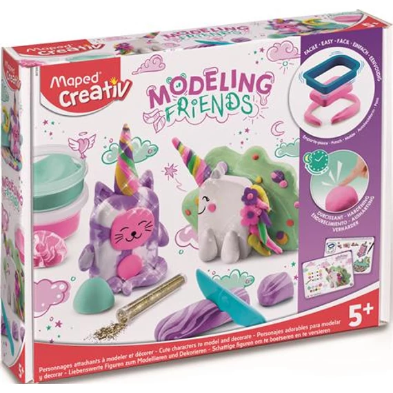 Modellező gyurma készlet, levegőre száradó, MAPED CREATIV, 