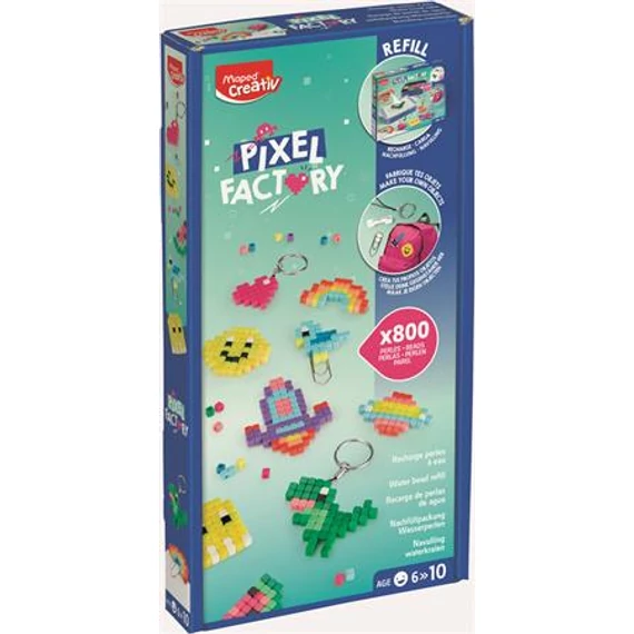 Pixel-gyár gyöngy készlet, utántöltő, MAPED CREATIV 