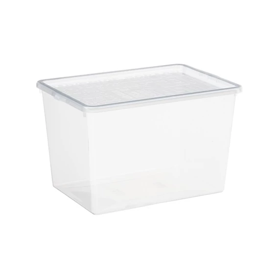 IRIS Basic Shoebox 11,5 literes tárolódoboz tetővel, magassarkú cipőkhöz is 19830800