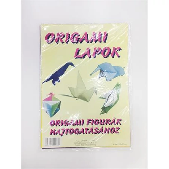 Origami papír, A4, 20lap/cs