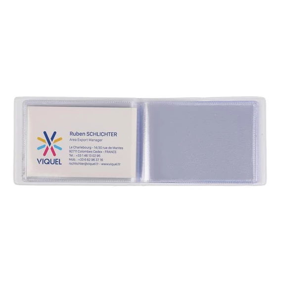 Diák- és igazolványtartó, fekvő, 6 betét lappal, mintás PVC, 