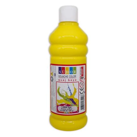 Tempera, 500 ml, Südor, citromsárga
