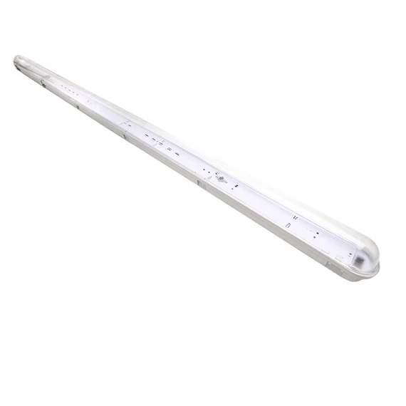 Iris Lighting JF6258 T8 LED fénycsőre előkészített por- és páramentes lámpatest IP65 150cm fém békazárral
