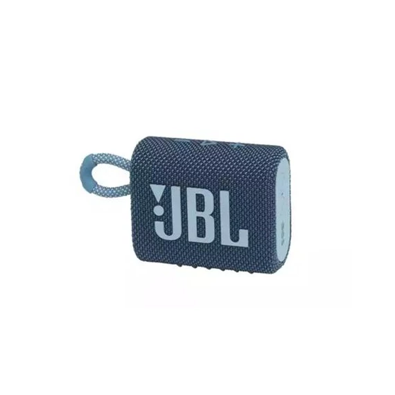 Hangszóró, hordozható, vízálló, Bluetooth, JBL "Go 3", kék