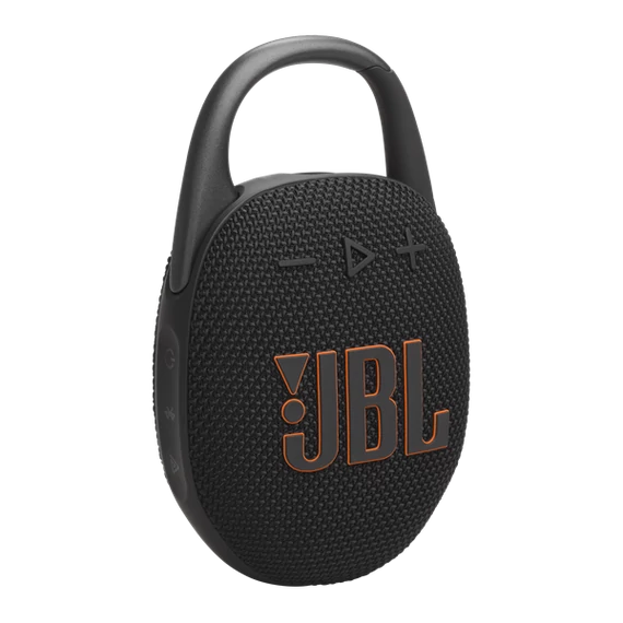 JBL Clip 5 BLK fekete hordozható Bluetooth hangszóró