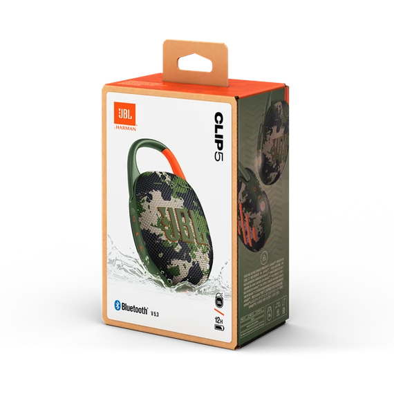 JBL Clip 5 SQUAD terepmintás hordozható Bluetooth hangszóró