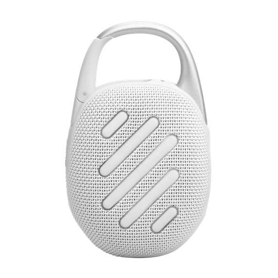 JBL Clip 5 WHT fehér hordozható Bluetooth hangszóró