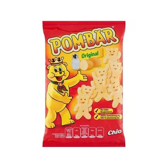 Chips, 50 g, CHIO "Pom-Bar", sós