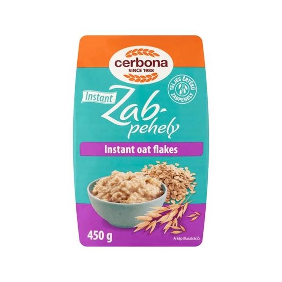Zabpehely CERBONA instant 450 g