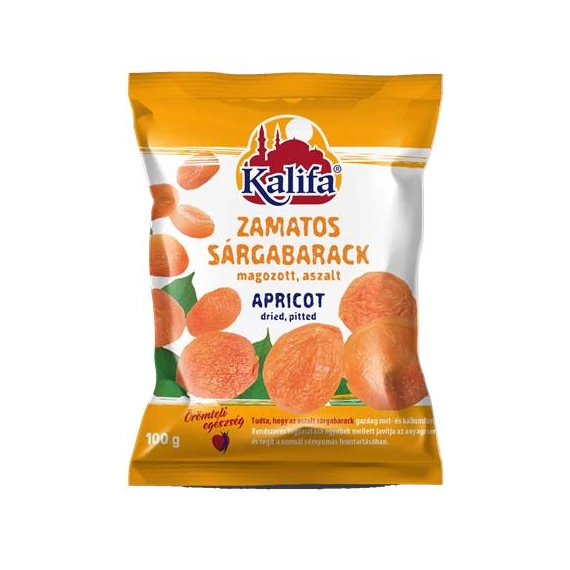 Aszalt sárgabarack, 100 g, KALIFA