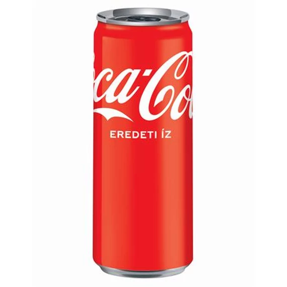 Üdítőital, szénsavas, 0,33 l, dobozos, COCA COLA