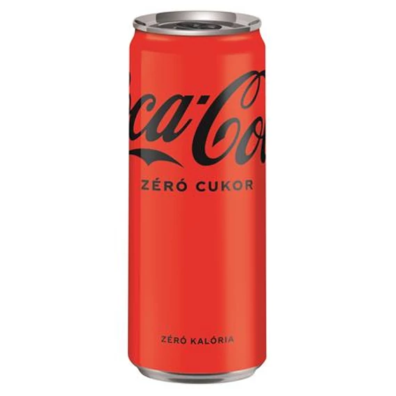 Üdítőital, szénsavas, 0,33 l, dobozos, COCA COLA 