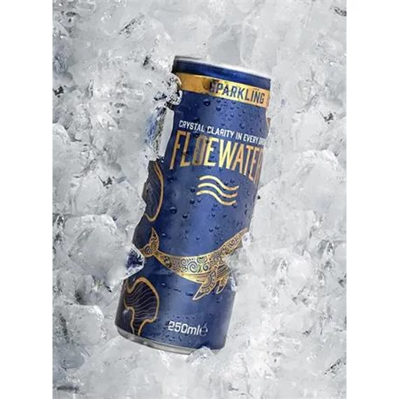 Ásványvíz, szénsavas, 250 ml, FLOEWATER
