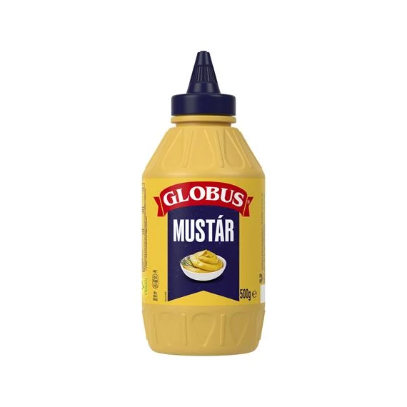 Mustár GLOBUS flakonos 500 g