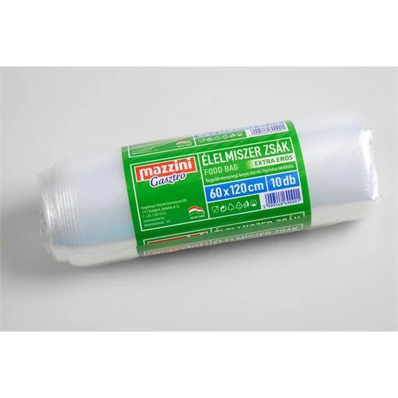 Élelmiszerzsák MAZZINI Gastro extra erős 60x120cm 10 darabos