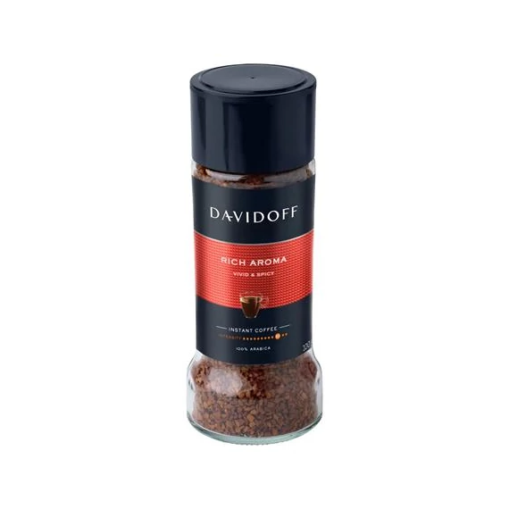 Instant kávé, 100 g, üveges, DAVIDOFF 