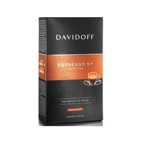 Kávé, pörkölt, őrölt, 250 g, DAVIDOFF 