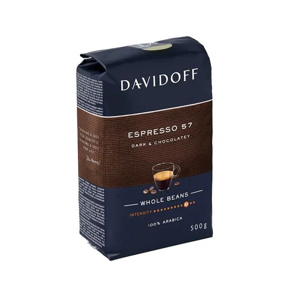 Kávé, pörkölt, szemes, 500 g, DAVIDOFF 