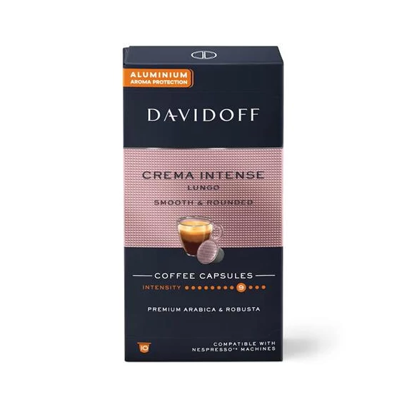 Kávékapszula, Nespresso® kompatibilis, 10 db, DAVIDOFF 