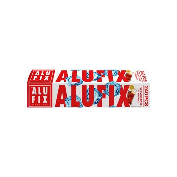 Jégkockakészítő zacskó, önzáró, 240 db, ALUFIX