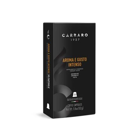 Kávékapszula, Nespresso® kompatibilis, 10 db, CARRARO 