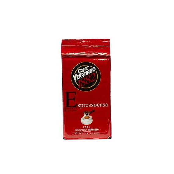 Kávé, pörkölt, őrölt, 250 g, CAFFÉ VERGNANO 