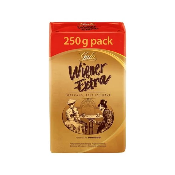 Kávé, pörkölt, őrölt, 250 g, GALA 