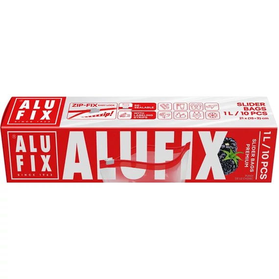 Cipzáras zacskó, 1 l, ALUFIX 