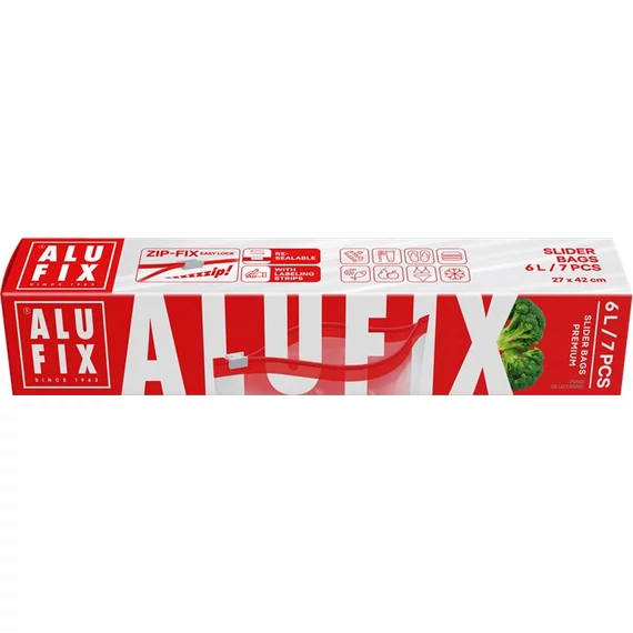 Cipzáras zacskó, 6 l, ALUFIX 