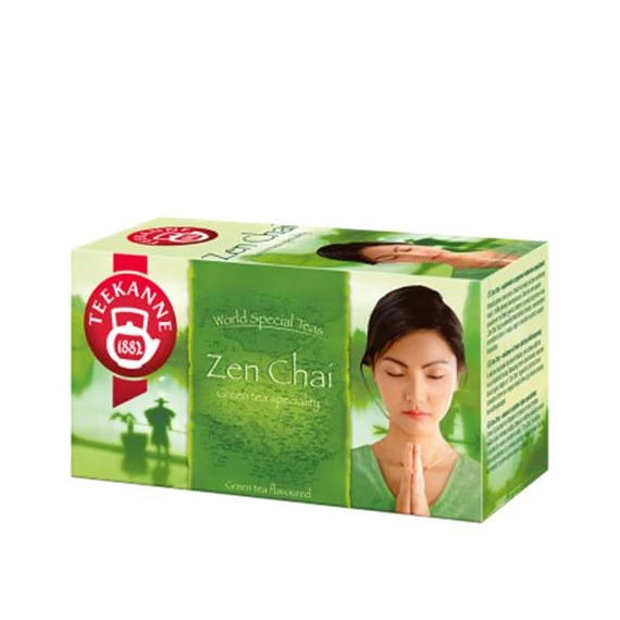 Zöld tea 20x1,75 g, TEEKANNE "Zen chai"