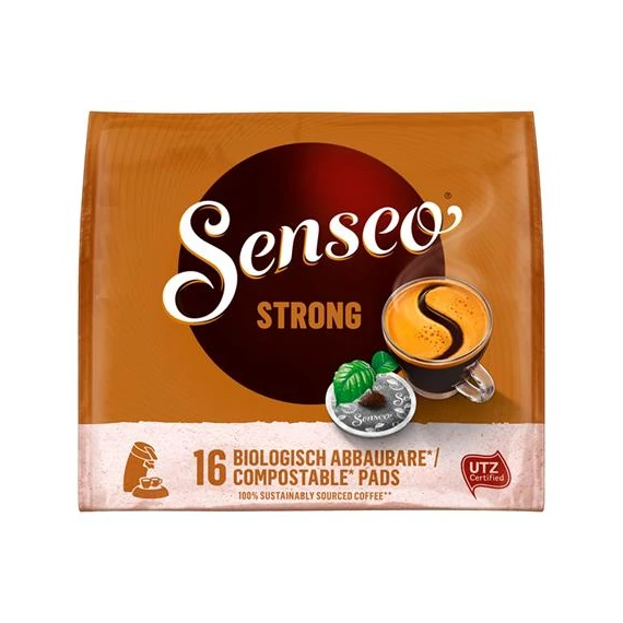 Kávépárna, 16 db, 111 g, DOUWE EGBERTS "Senseo", Strong