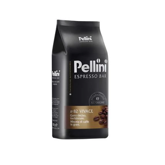 Kávé, pörkölt, szemes, 1000 g, PELLINI 