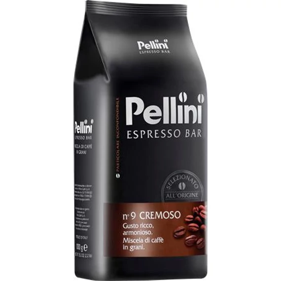 Kávé, pörkölt, szemes, 1000 g, PELLINI 