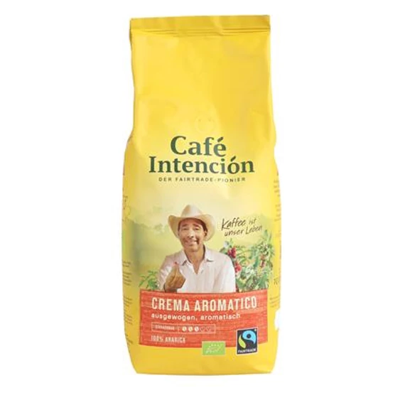 Kávé, pörkölt, BIO szemes, 1000 g, CAFÉ INTENCIÓN 