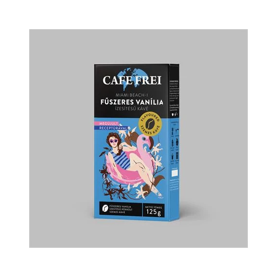 Kávé, pörkölt, szemes, 125 g, CAFE FREI 