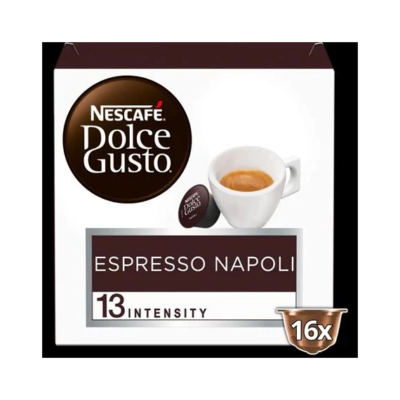 Kávékapszula, 16 db, NESCAFÉ "Dolce Gusto Ristretto Napoli"
